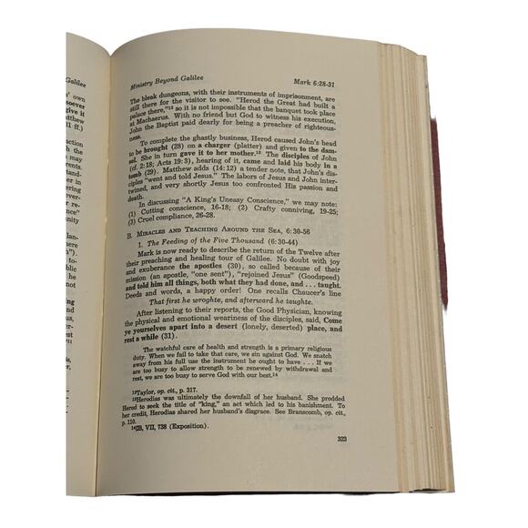 Beacon Bible Commentary Volume 6 HC 1964 Matthew Mark Luke Prepping Messiah Lbry - Picture 8 of 12